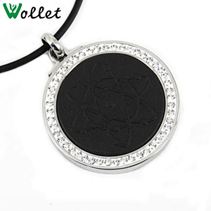 fashion new products products titanium pendant with cubic zirconia stone