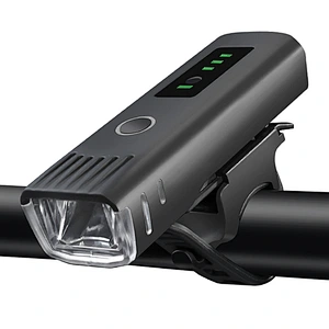 Wollet Bike Lights Front and Back Rechargeable Bike Light Set Super Bright Front Headlight and Rear LED Smart Bicycle Light