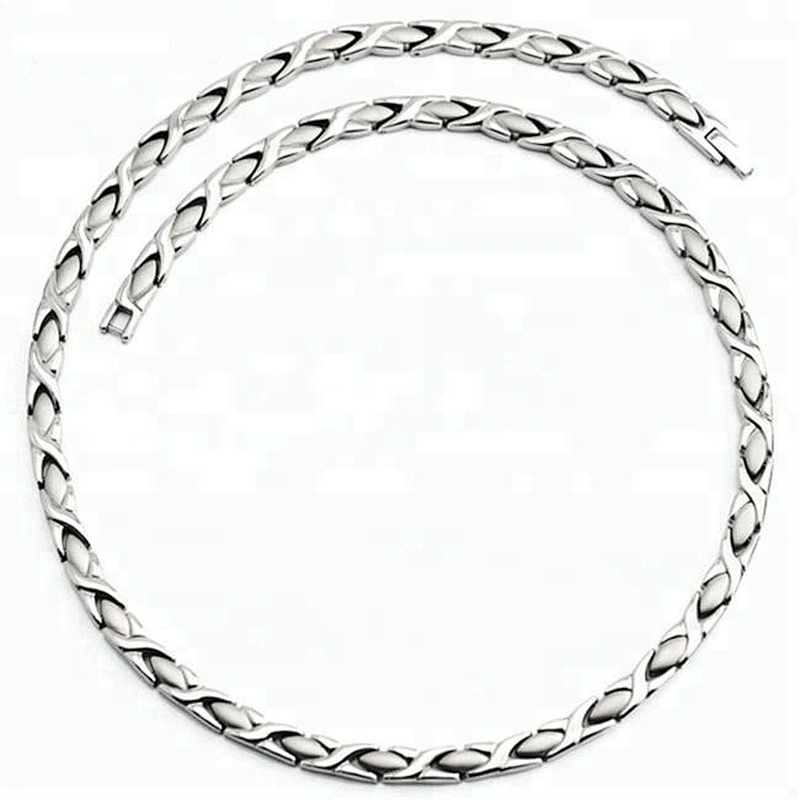 Wholesale high quality titanium choker bracelet chain
