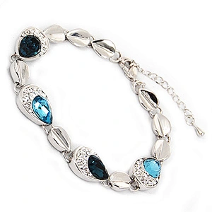 wholesale stainless steel bracelet jewelry with beautiful stone