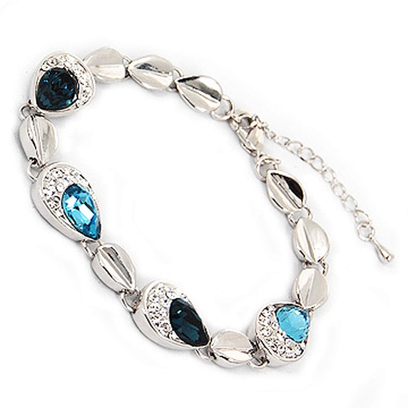wholesale stainless steel bracelet jewelry with beautiful stone