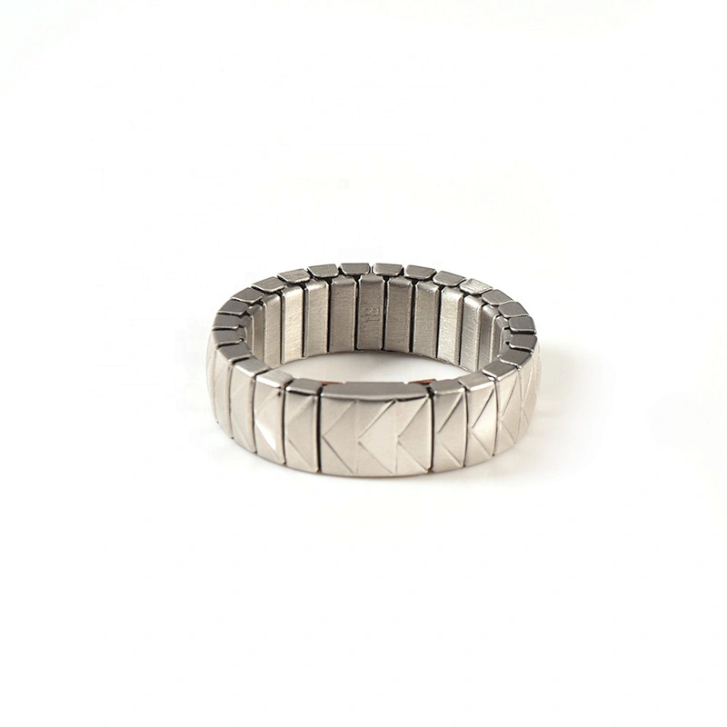 Wollet Fashion Health Balance Bio Magnetic Elastic Band Ring Jewelry