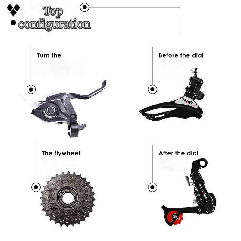 Wollet 21/24/27 speed 24/26 inch bicycle mountain bike bicycle mountain bike