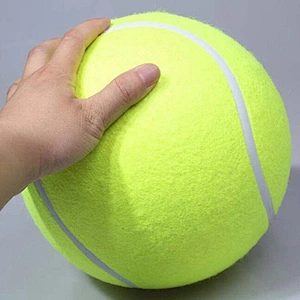 Wollet 24cm 9.5 inch inflatable pet tennis toy bite ball