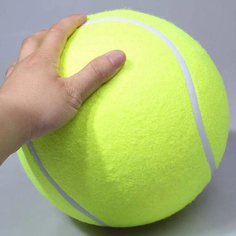 Wollet 24cm 9.5 inch inflatable pet tennis toy bite ball
