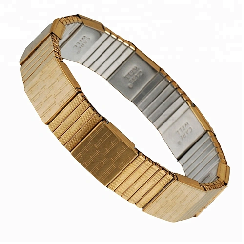 Wollet Rose Gold Elastic Energy Bio Magnetic 316L Stainless Steel Bracelet