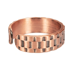 Wollet Magnetic Copper Ring Arthritis Women Pure Copper Rings for Women Adjustable Health with 3PCS Magnets
