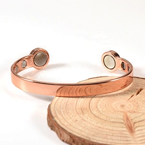 Wollet Wholesale Arthritis Pain Relief Therapy Healthy Mens Copper Magnetic Bracelet