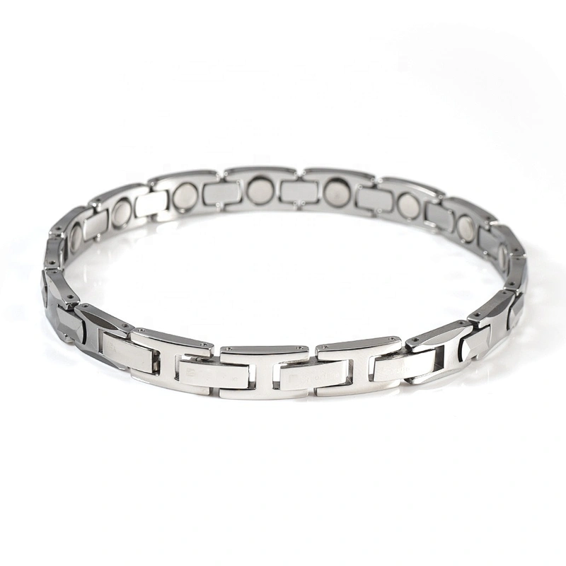 Wollet Fashion Medical Bio Magnetic Tungsten Steel Carbide Bracelet Benefits For Men