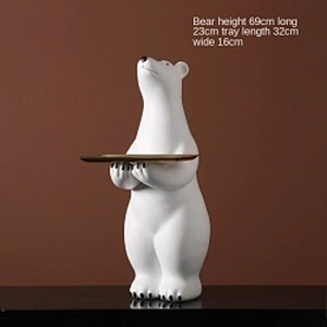 Wollet Polar Bear Floor Storage Tray Home Decoration