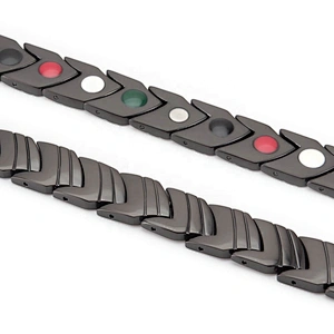 Wollet Xtreme Monster Scalar X Power Health Titanium Therapeutic Quantum Bio Ion Energy Bracelet Jewelry