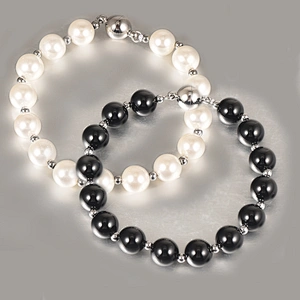 Health Benefits infrared germanium handmade beaded hematite nfc bracelet