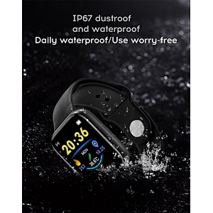 Wollet Hot Sale Full Touch SmartWatch Waterproof Temperature Smart Watch With Heart Rate Monitoring Smart Watch