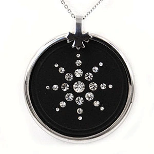 2014 Bulk Sale Black Enamel magnetic pendants quantum science pendant side effects