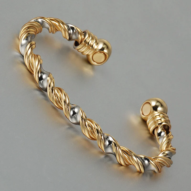 Men Silver wire bangle