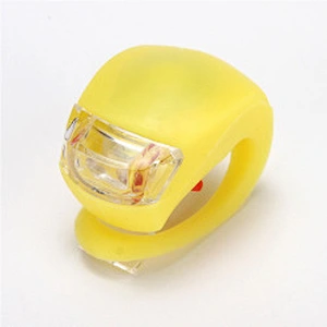 Wollet Silicone LED Scooter Front Light Warning Light Bicycle Frog Helmet Riding Tail Light