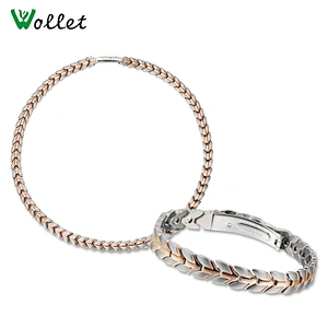 Wollet 2018 New Health Titanium Germanium Magnetic Bracelet Jewelry