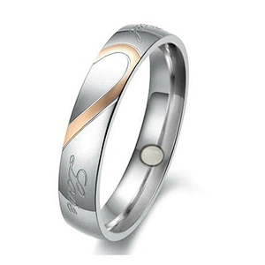 Couple Silver Engagement Rings