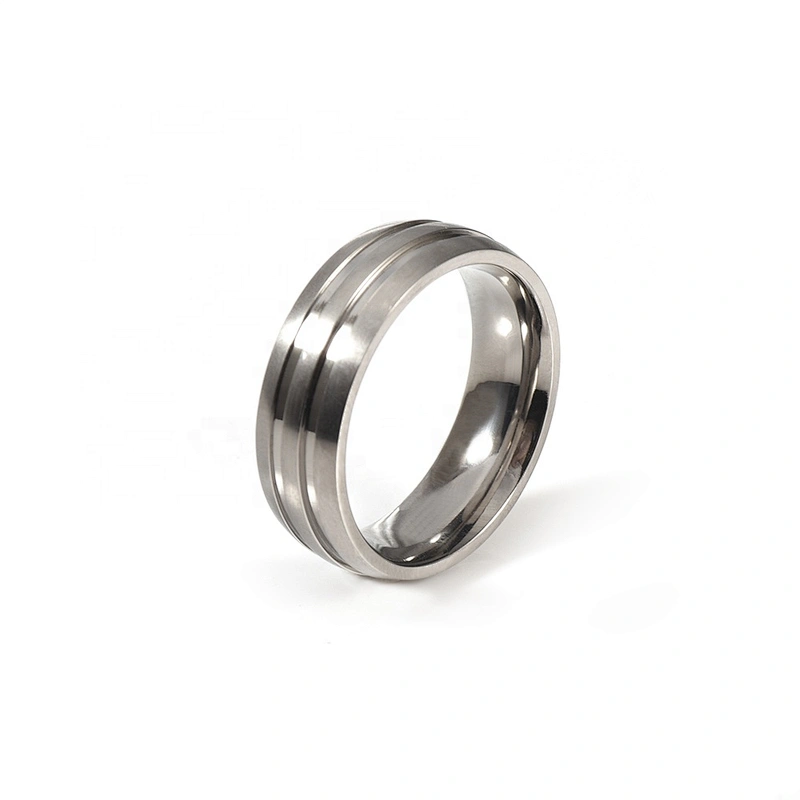 Wollet Fashion Power Bio Magnetic Titanium Steel Wedding Ring For men