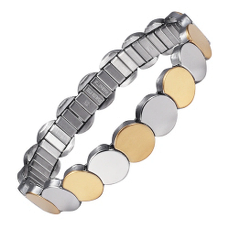 Wollet New Design Flexible Stainless Steel Magnetic Therapy Elastic Bracelet for Women and Girls