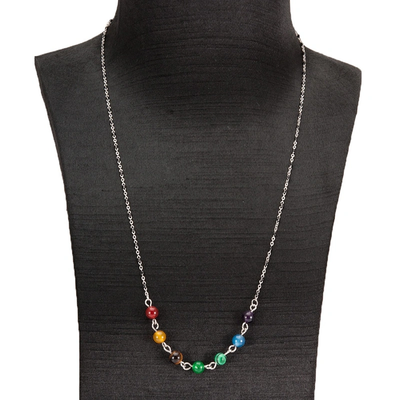 New Release Wollet Health Beautiful Negative Ion 7 Chakra Jewelry Set with 316L Stainless Steel