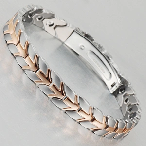 Wollet 2018 New Health Titanium Germanium Magnetic Bracelet Jewelry