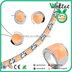 charming optional dubai cat eyes african stainless steel wedding jewelry sets