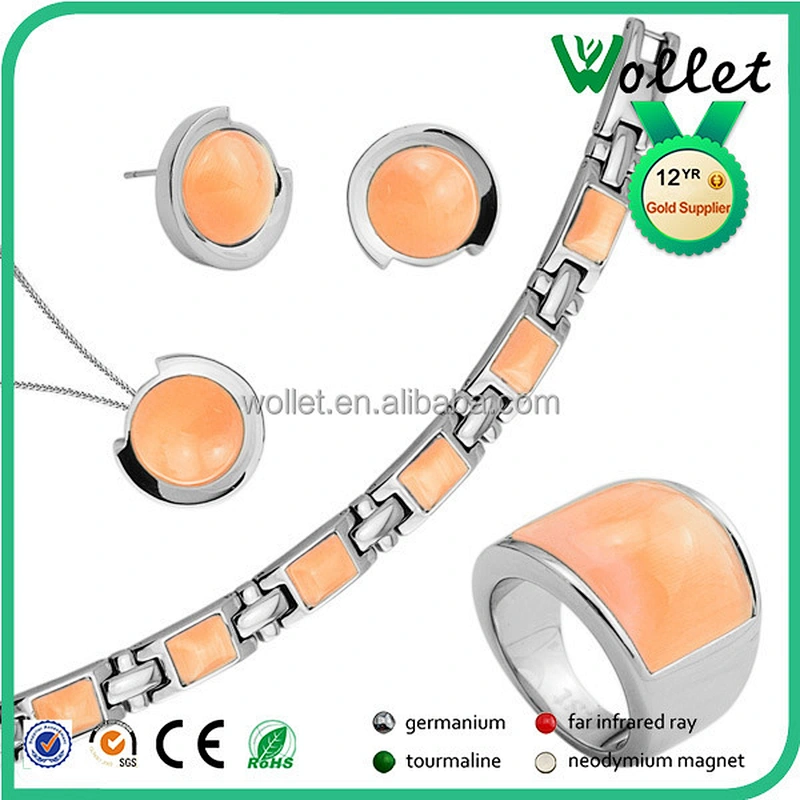 charming optional dubai cat eyes african stainless steel wedding jewelry sets
