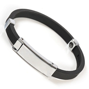 Wollet Fashion Health Energy Adjustable Silicone Magnetic Bracelet
