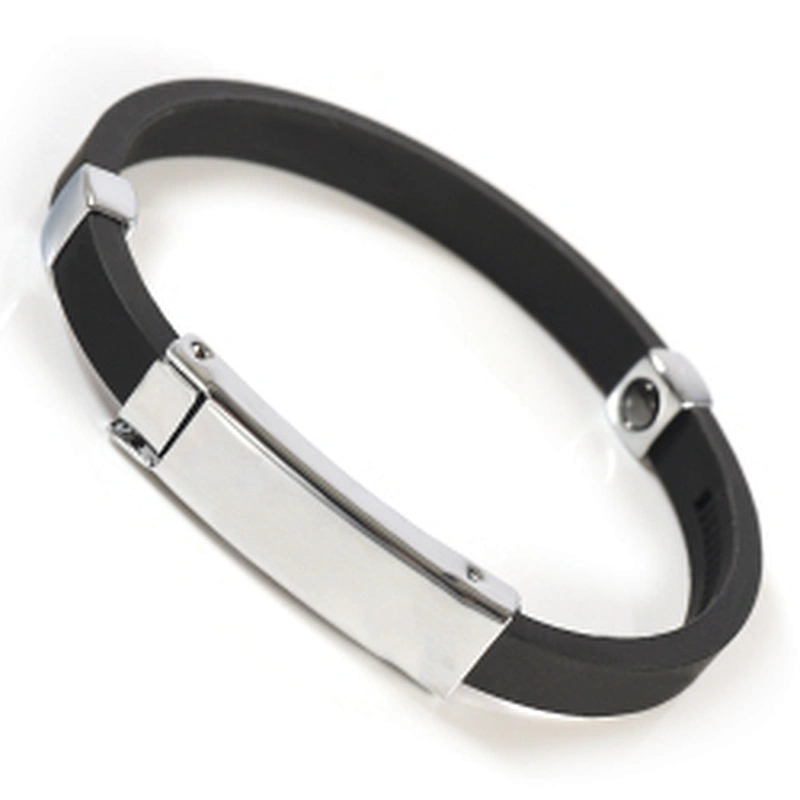 Wollet Fashion Health Energy Adjustable Silicone Magnetic Bracelet