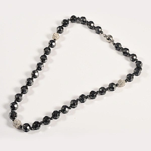 Wollet Fashion Shambhala Hematite Magnet Bead Clasp Magnetic Bead Necklace
