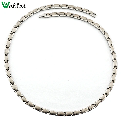 wollet jewelry wholesale infrared negative ion magnetic germanium titanium necklace