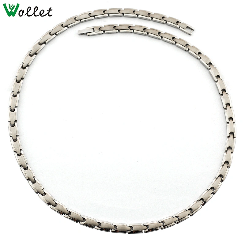 wollet jewelry wholesale infrared negative ion magnetic germanium titanium necklace