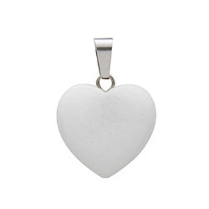 Wollet Wholesale Polished Mixed Stone Charms Natural Stone Heart Shape Agate Crystal Pendants Necklace