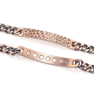 Wollet Health Copper Metal Bracelets Jewellery Copper Magnetic Bracelet
