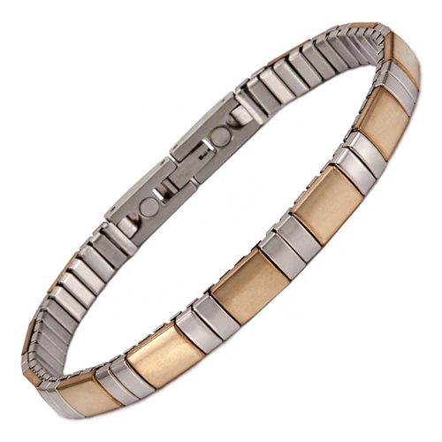 Wollet New Design Flexible Stainless Steel Magnetic Therapy Elastic Bracelet for Women and Girls