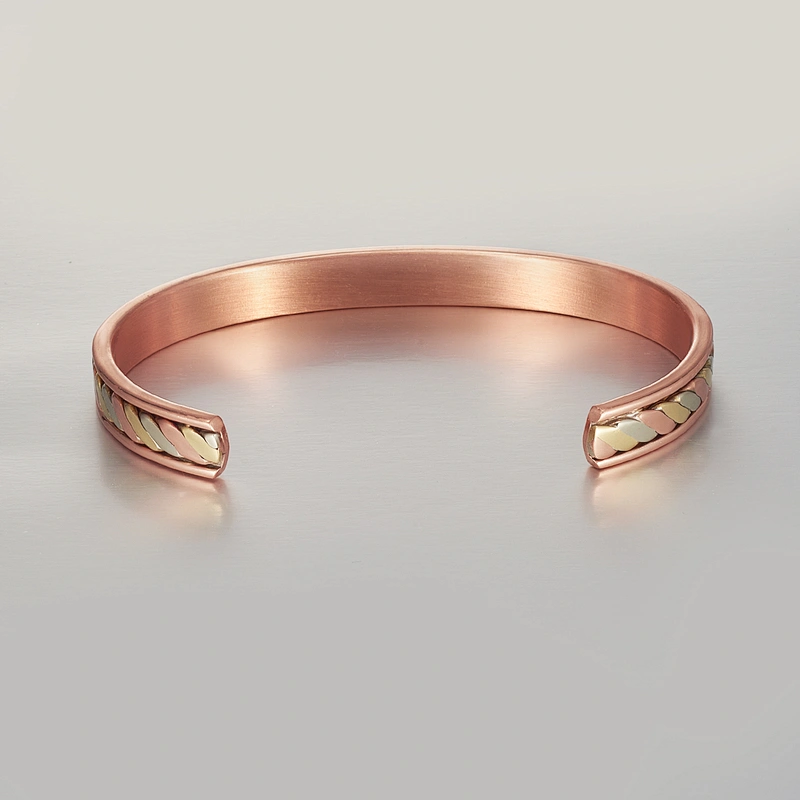 Wollet Good Energy Arthritis Pain Relief Therapy Healthy  Pure Copper Healing Bio Magnetic Bracelet