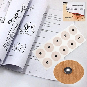 Wollet 3 in 1 Germanium Afa Health Energ Stone Acupressure Muscle Magnetic Pain Relief Patch