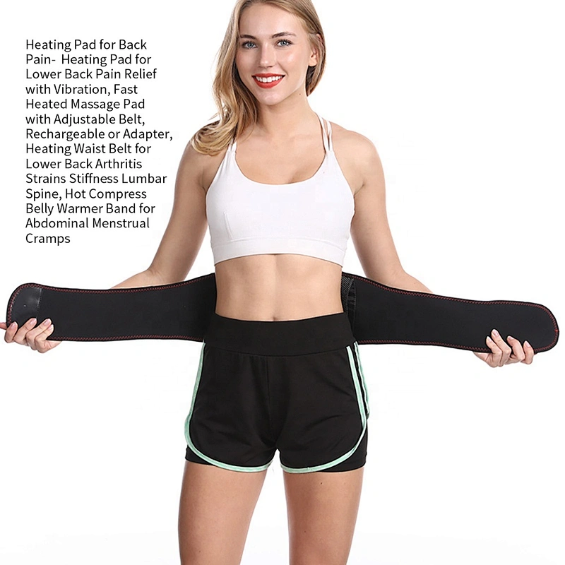 Wollet Cordless Infrared Heating Pad Lower Back Massager Lumbar Support Electric heating Massage Belt