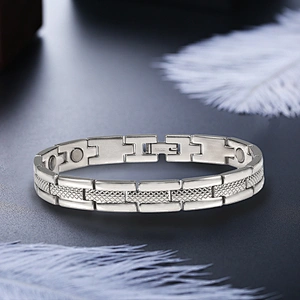 Wollet New Magnetic Anklet Bracelets for women stainless steel and titanium