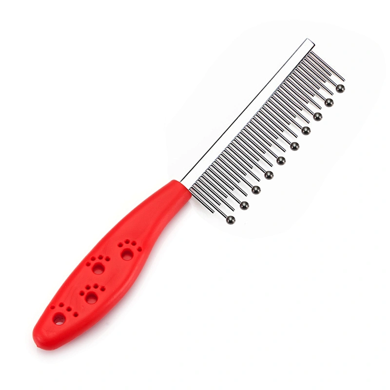 Long & Short Stainless Steel Teeth Dog & Cat pet Grooming Pet hair Comb for Removing Matted Fur, Knots & Tangles