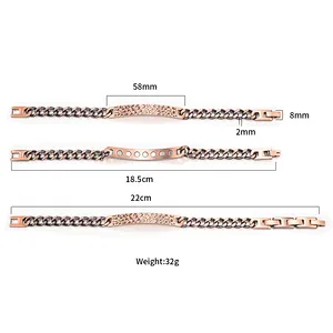 Wollet Health Copper Metal Bracelets Jewellery Copper Magnetic Bracelet
