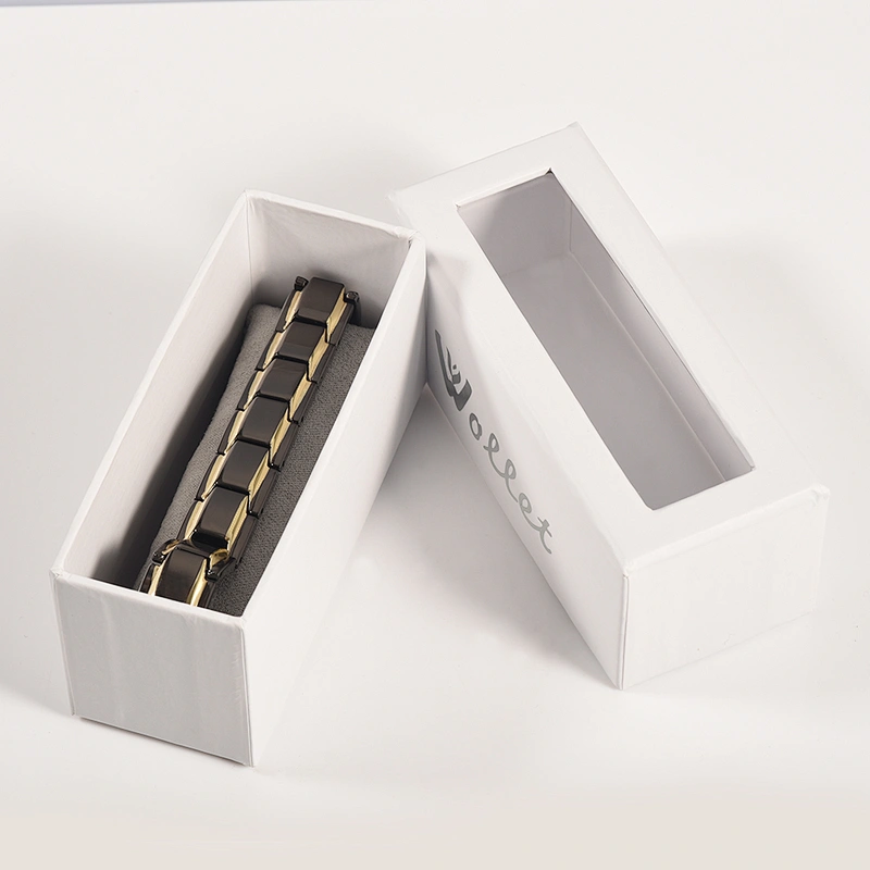 Wollet Hot Product Cool Men Metal Double Neodymium Bio Magnetic Energy Power Bracelet
