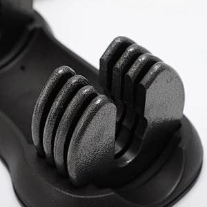 Wollet Quick Automatic Adjustment Dumbbells Home Fitness Exercise Arm Muscle Fitness Equipment Adjustable Barbell