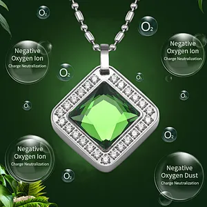 Wollet Energy Negative Ion 316 Stainless Steel Necklace Pendant For Women