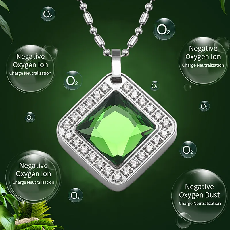 Wollet Energy Negative Ion 316 Stainless Steel Necklace Pendant For Women