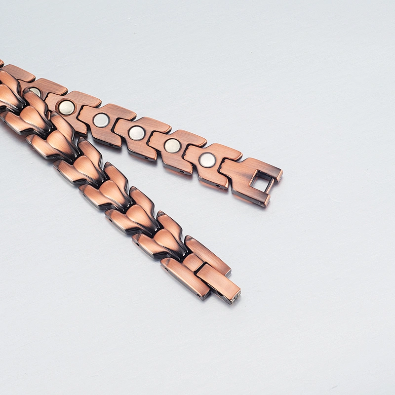 Wollet Hot Selling Bio Health Magnetic Therapy Pure Copper Bracelet