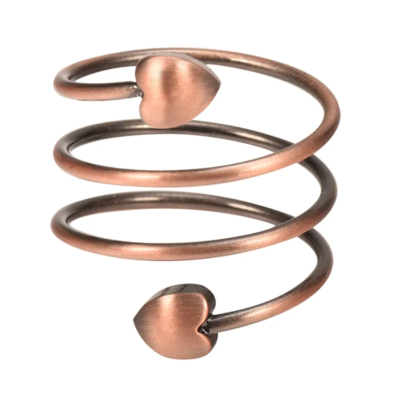 Wollet Twist Cable Bangle Rose Gold Plating  Copper Magnetic Bangle