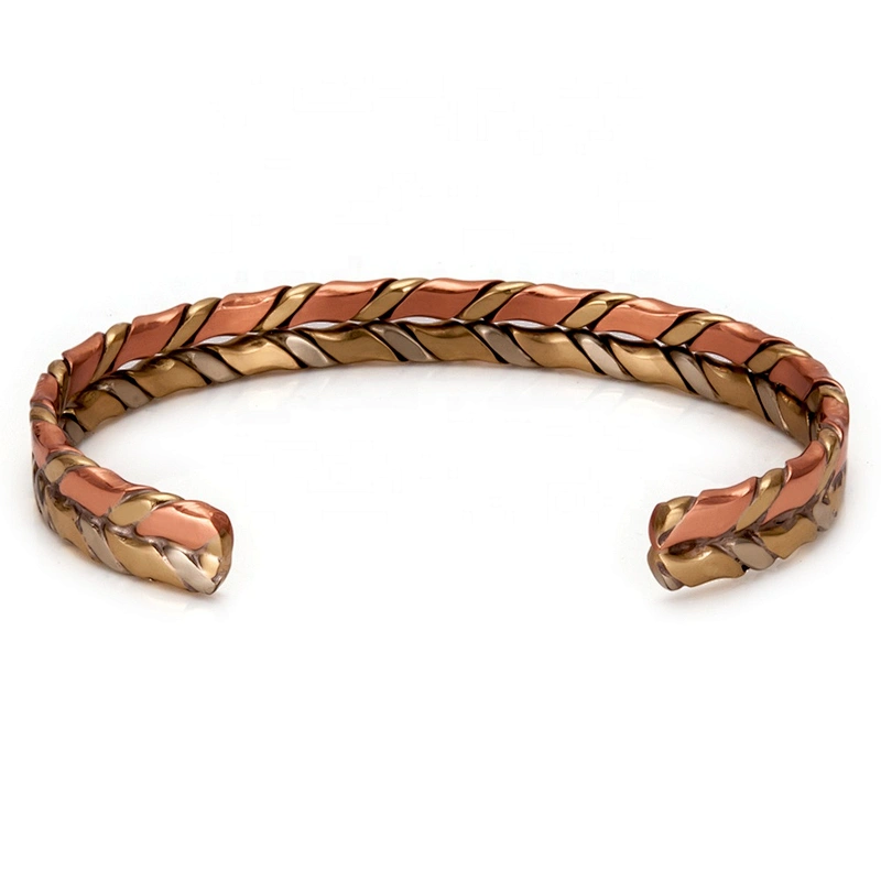 Wollet Wholesale Classic Magnetic Arthritis Pain Relief Therapy Healthy Copper Bracelet