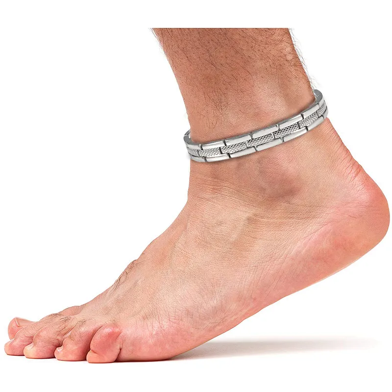 Wollet New Magnetic Anklet Bracelets for women stainless steel and titanium